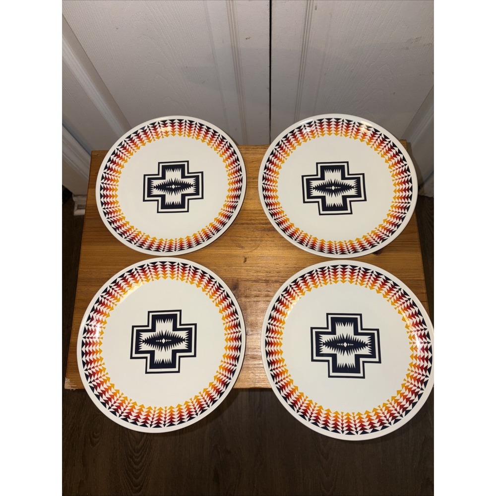 Pendleton Plates Harding Pattern 8" Set Of 4